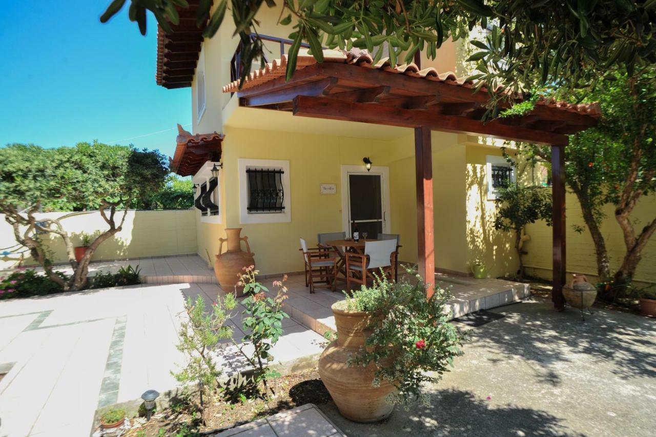 Romantic Corner Maisonette Houses Stalos Exterior photo
